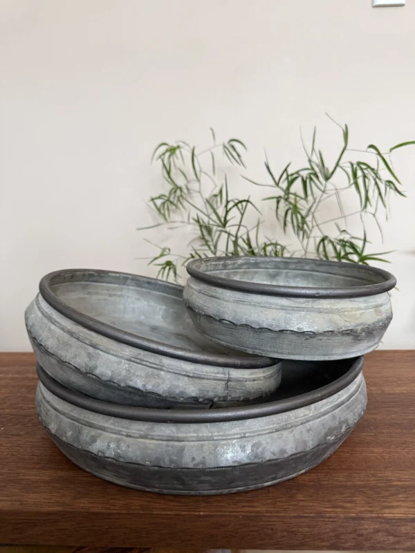 Sæt med 3 planteskåle