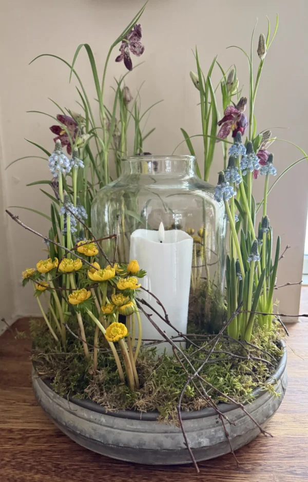 Dekoration med glasklokke