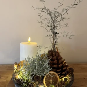 Efterårsdekoration - Bakke fuld af efterår